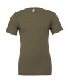 Heren T-shirt Bella Triblend Crew Neck 3413 Military Green